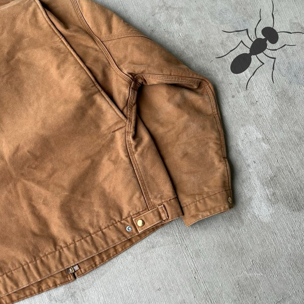 Vintage Carhartt brown Detroit work wear jacket - Picture 11 of 13